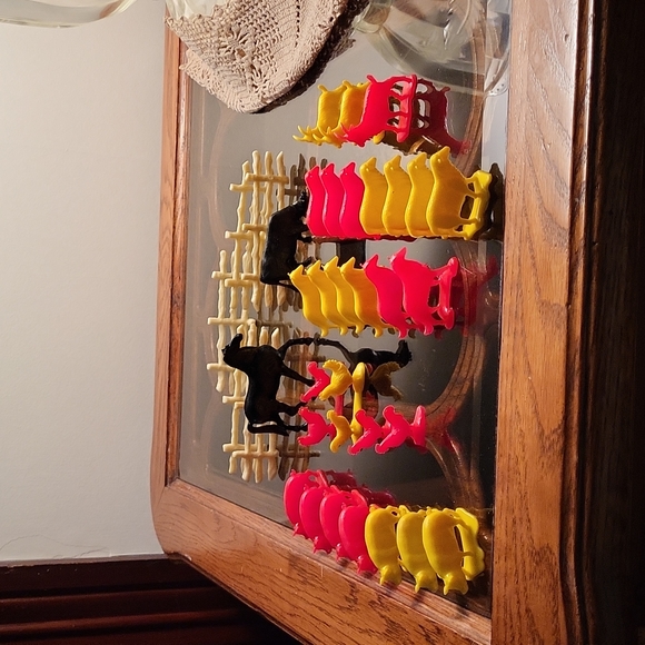 Vintage Tim Mee Plastic Toy Farm Animals - Picture 1 of 12